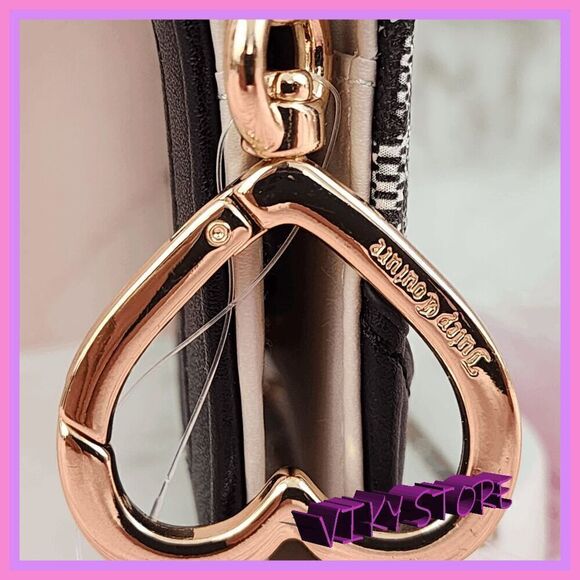 NWT 💕 Juicy Couture ID Tab Card Wallet Bag Charm Chic & Stylish #7091 💕 - Picture 2 of 5
